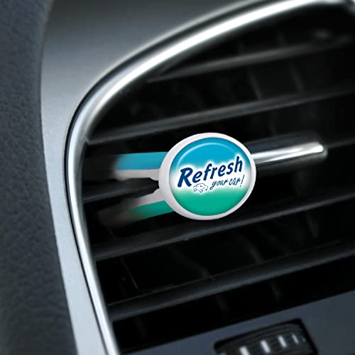 Car Air Freshener, Odor Eliminator, Set of 4 Auto Dual Scent Vent Sticks, New Car and Cool Breeze Scent - view 2