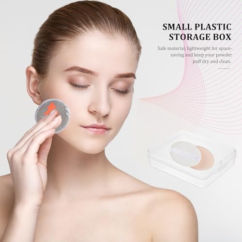 10pcs Makeup Sponge Cases, PP Storage Containers with Dustproof Lids - view 6