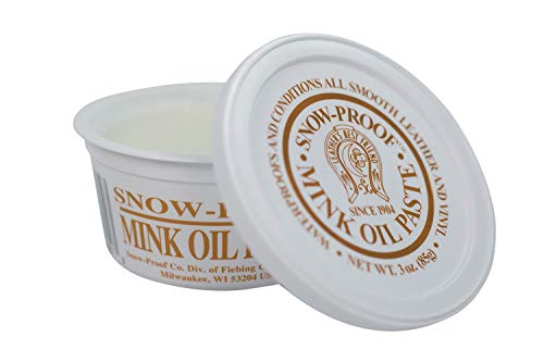 Snow Proof Mink Oil 3oz (85g) for Conditioning, Waterproofing, and Protecting Leather Bags, Shoes, Boots, and Other Leather Goods - view 2
