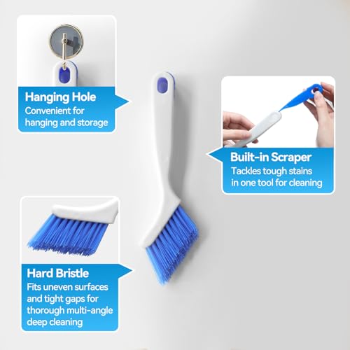 Crevice Cleaning Brush Set for Kitchen & Window Tracks, 4-Piece - view 3