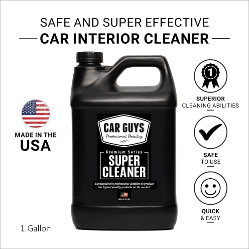 Super Cleaner 1 Gallon Refill | Effective Car Interior Cleaner | Leather Car Seat Cleaner | Stain Remover for Carpet, Upholstery, Fabric, and Much More! | 1 Gallon (Sprayer Not Included) - view 3