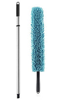 Bendable Microfiber Extending Duster - Bending Micro Fiber Dust Cleaner w/Long Handle for Home Cleaning & Dusting - Flexible Head for Web Free TV, Ceiling & Furniture