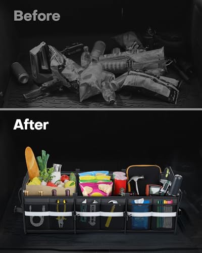 Trunk Organizer for SUV – Car Storage Box Collapsible Car Organizer - view 7