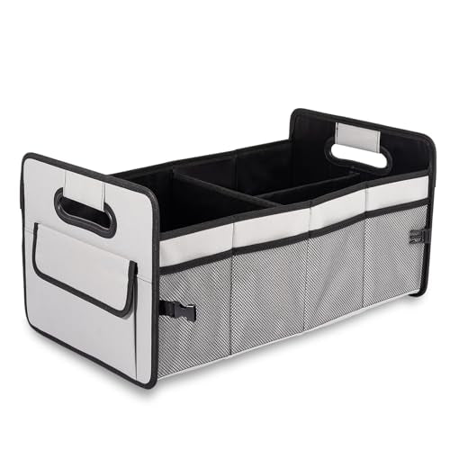 Car Trunk Organizer, Collapsible Car Organizers and Storage Grey