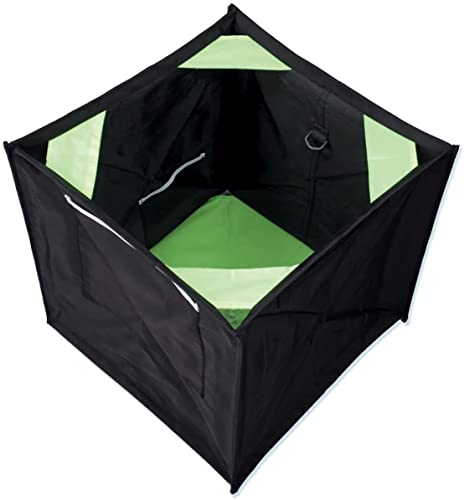 Throw Bag - Easy Folding Arborist Throw Line Cube Storage Organizer Tree Cutting Equipment Throwline Box Arborist Throw Line Storage Thrower Supply Big Storage Bags Cubes Black