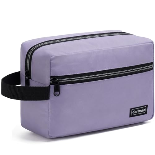 Toiletry Bag for Women - Makeup bag Small Pouch for Toiletries, Cosmetics, Accessories, Gifts, Travel Organizer - Purple