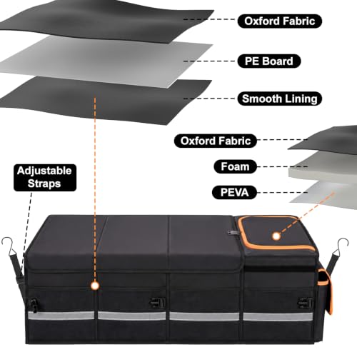 Car Trunk Organizer and Storage for Car, SUV & Sedan, Extra Large - view 7