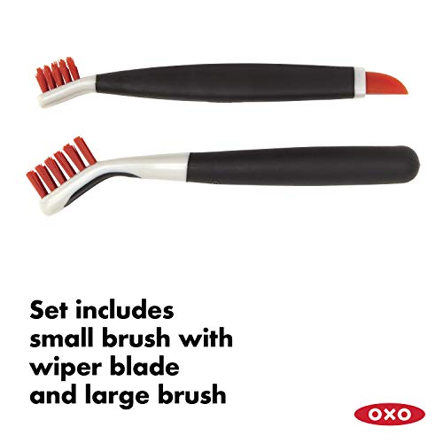 Good Grips Deep Clean Brush Set, Orange, Blue - view 4