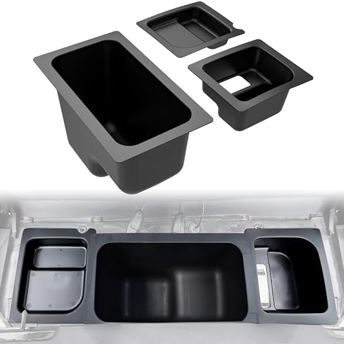 3PCS Under Seat Storage Box for Ranger 570 500 Midsize 2015-2021