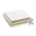 Shower Cleaning Kit, Reusable Microfiber Cleaning Cloth, Ideal Shower Cleaner for Glass, Tile, Ceramic, Bathroom and Bathtub, 100 Wash Guarantee, Ivory, 2 Cloth Set