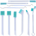 Small Cleaning Brush Set for Household, Car Vent Detailing Cleaning Stick, Humidifier Groove Bottle Gap Cleaning Tool, Crack Crevice Cleaner for Door Window Track Faucet Croner Hard Tight Spaces