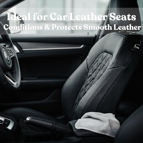 Premium Beeswax Leather Conditioner & Balm – Hand-Poured Natural Restorer for Boots, Bags, Jackets, Furniture, Car Seats & More – Cleans, Conditions & Protects – 1.0 Fl Oz - view 6