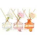 Reed Diffuser Set 3 Pack Rose Clean Linen Citrus Scented Air Freshener, Reed Diffusers for Home 3.38oz Each, Long Lasting Home Fragrance for Home Bathroom Office Decor, Women Birthday