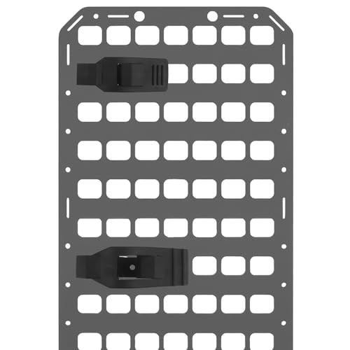 Tactical Molle Panel 8x12.5inch Portable Gear Organizer with Handle Insert Backpack Tactical Equipment Storage Pouches, Molle Panel Rack Mount Connection Fittings - view 7