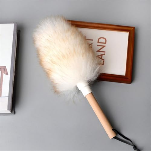Wool Dusters Microfiber Dusting Wand with Bamboo Handle Car Dusters for Home Car Sweeping Dusts - view 5