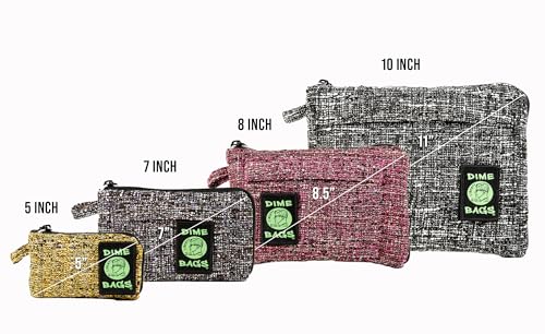 Padded Pouch Protective Case, Soft Velour Interior for Glass Storage & Travel, Durable Hempster Fabric Exterior - view 2