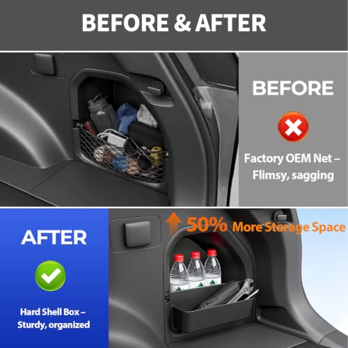 Trunk Organizer Side Panel with Divider for Toyota RAV4 2020-2026 - view 2