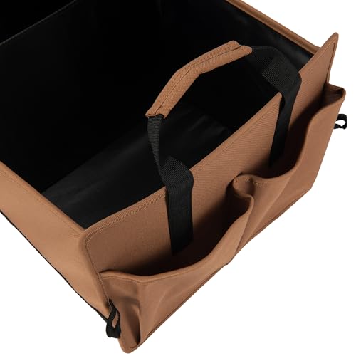 Collapsible Cargo Organizer for Car, SUV, and Truck, Brown - view 3