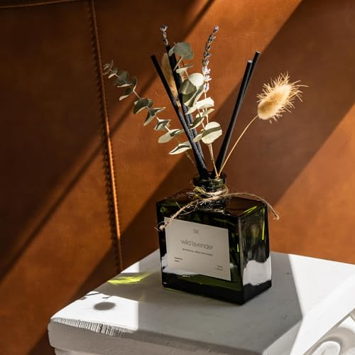 Premium White Peony & Tuberose Reed Diffuser with Dried Flowers – 5 oz Essential Oil Diffuser for Home & Bathroom – Long-Lasting Fragrance Diffuser Sticks – Room Decor Air Freshener - view 3