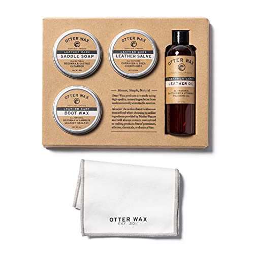 Essential Leather Care Kit | Complete Leather Cleaning & Conditioning Set | Clean, Condition, Shine, & Protect All-Types of Leather| All-Natural & PFAS-Free | Made in Portland USA - view 2