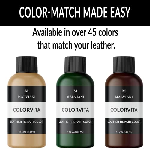 Leather Repair Color - Metallic Gold - Restore Furniture, Couch, Car Seat & Sofa - 4 oz. - view 6