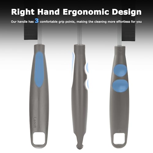 2026 NEW Ergonomic Anti-Slip Handle Grout Brush, 2Pcs Crevice Cleaning Brush, Hard Bristle Multi-Purpose Cleaning Tools, Small Cleaning Brush for Household Use Kitchen Bathroom, Right Hand - view 2
