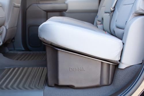 DuHa 10400 Under Seat Storage fits 2019-2026 Silverado/Sierra Light Duty Crew Cab & 2020-2026 Heavy Duty Crew Cab (New Body Style) | Black Heavy Duty Back Seat Organizer - view 6