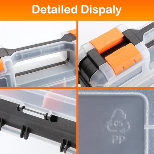 Double Side Small Parts Organizer Hardware Storage for Screws Nuts - view 5