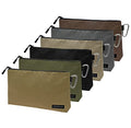 Premium Tool Pouch Zipper Bag, Small Tool Bag, Multipurpose Storage pouch, Heavy duty Flat Bottom Tool bag with YKK Zipper (6 pack Large 12inch)