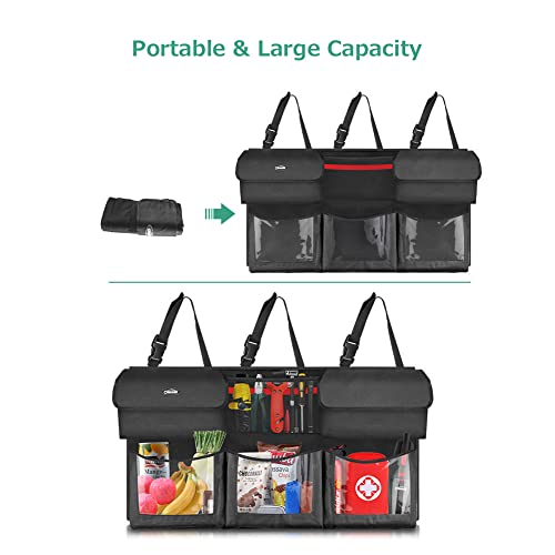 Trunk Organizer for Car, 6 Storage Compartments 40x19inch - view 5
