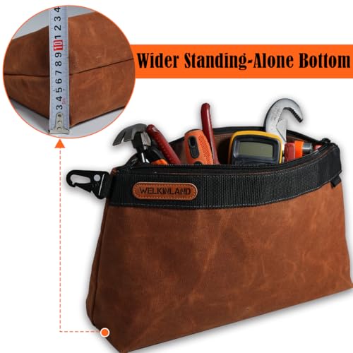 2-Pack Heavy-Duty Waxed Canvas Tool Pouches, 14-Inch Tool Pouch - view 5