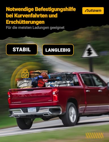 Cargo Net for Pickup Truck Bed with 8 Metal Carabiners & Storage Bag - view 2