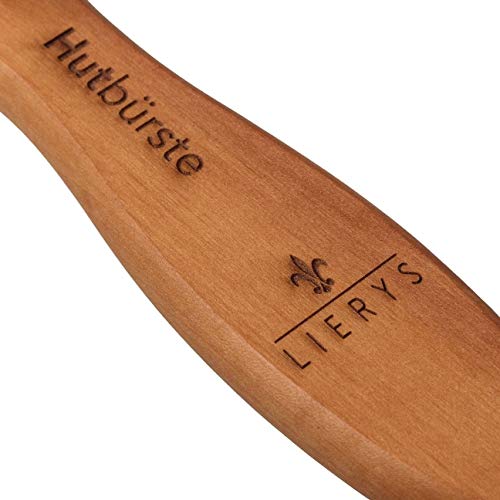 Hat Brush Felt Cleaning Wooden Brush Pig Bristles Ergonomic Handle Dry Cleaning - view 5
