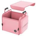 LIBZAKI Car Trunk Storage Organizer, Collapsible Trunk Storage Box for Car Truck SUV-Pink