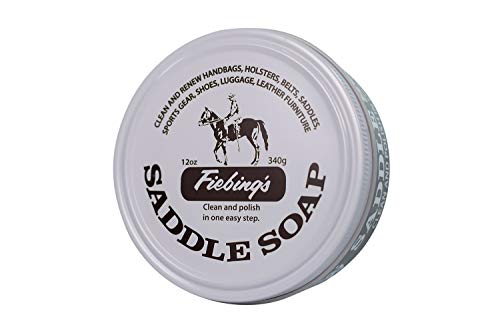 White Saddle Soap for Leather (12 oz Tin) - Cleaner & Conditioner to Soften, Protect & Restore Leathercraft - Soap for Car Seat, Couch, Shoe, Purse, Boot, Bag, & Saddles - view 4