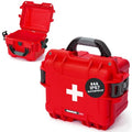 908 Waterproof First Aid Box Empty – Durable, Medical First Aid Organizer Case, IP67-Rated, Dustproof, Impact-Resistant, and Floats (9.5" x 7.5" x 7.5") – Red