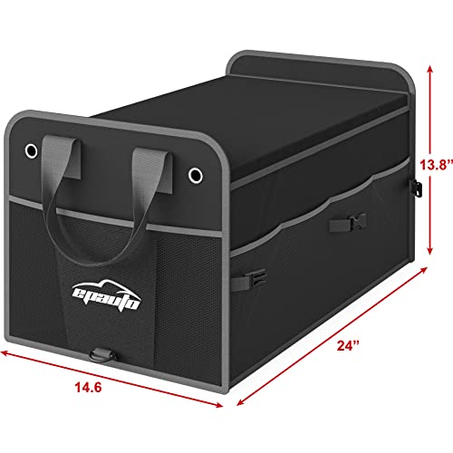 Car Trunk Organizer with Lid & Adjustable Multi Compartment for SUV - view 4