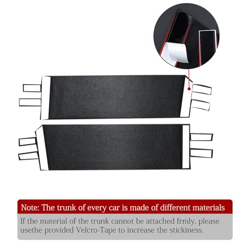 Rear Trunk Organizer Side Divider Sticker fit for 2018-2025 Audi Q3 Trunk Side Storage Baffle Partition Board for Audi Q3 Accessories 2PCS - view 3
