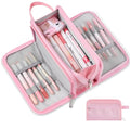 Large Pencil Case, Pencil Pouch, Pencil Bag, Pencil Box, Pure Pink