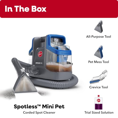 Spotless Mini Pet Portable Spot Cleaner FH12351, Carpet and Upholstery Cleaner for Stairs, Furniture, Pet Messes and Cars, Compact Design, Easy Fill Tank, Self-Cleaning Hose, Lightweight - view 3