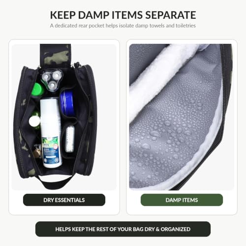 Toiletry Bag for Men - Extra Large Tactical Dopp Kit for Travel - view 6