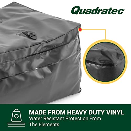 Jumbo Water Resistant Soft Shell Cargo Storage Bag, 47.24" x 19" x 13" - Heavy Duty Rainproof Waterproof Vinyl - Hook & Loop Storm Flap Closures - Designed for Hitch Mount Cargo Racks - view 4