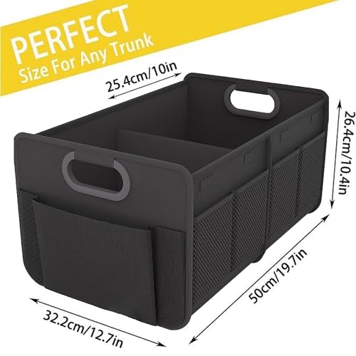 Trunk Organizer for Nissan Rogue 2021-2025 2026 Cargo Storage Box Collapsible Car Compartment Groceries Caddy Automotive Interior Accessories Mesh Pocket - view 6