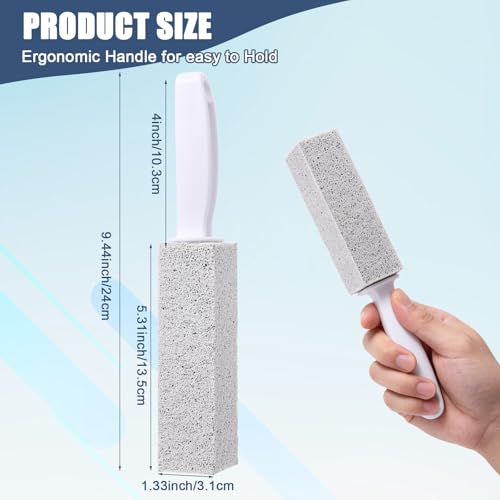 12 Pack Toilet Pumice Cleaning Stone with Handle - view 2