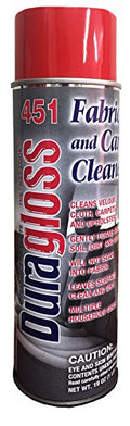 451 Fabric and Carpet Cleaner, Aerosol Foam, 1 Pack, white foam