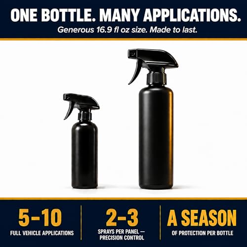 Premium Ceramic Coating Car Care Kit – 16.9 fl oz Hydrophobic Spray, Microfiber Towel, Foam Applicator Pad & Wash Sponge - view 4