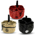 18 Pocket Grab Bags Set of 3 Pcs Rip-Stop Canvas, Drawstring Closure, Small Parts Organizer Bag, Small Tools, Screws, Parts, Parachute Tool Bag, Parachute Tool Organizer for Essential Items