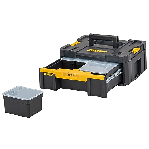 DWST1-70705 T-Stak III Tool Storage Box with Drawer, Yellow/Black, 17.6 cm*44.0 cm*31.4 cm - view 5
