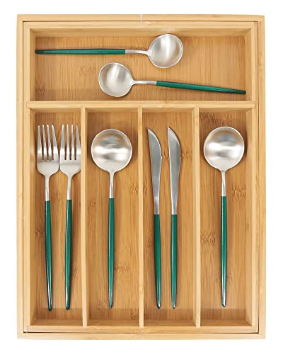 Bamboo Drawer Organizer, Medium, Natural - view 2