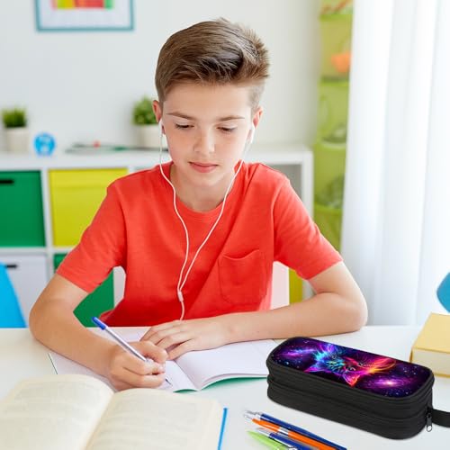 Pencil Pouch with Hand Strap, School Pencil Case for Kids Boys Girls - view 2